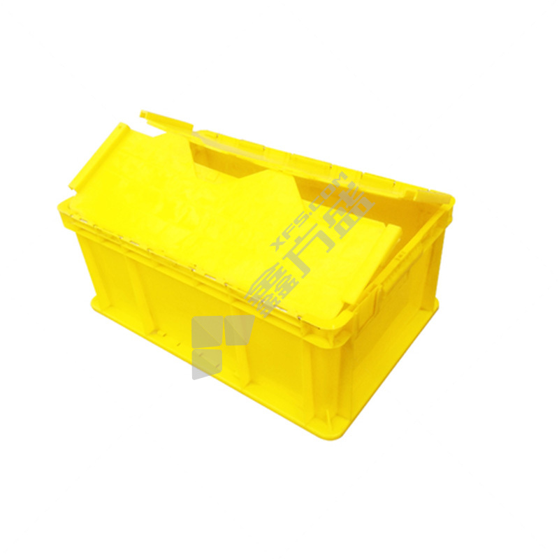 华亨 叠方物流箱 2号 600*400*250mm 红色 黄色