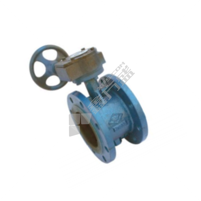 天才 铸铁蜗轮法兰蝶阀TD DN100 D341X5-16 PN16