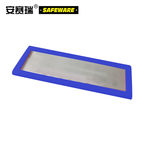 安赛瑞 货架物料计数磁性卡套 10个装 45mm*80mm A10 蓝色