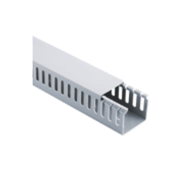 德力西DELIXI 优质PVC配线槽 80×60配线槽 银灰正料闭口2米 带配线槽盖（1根/30）