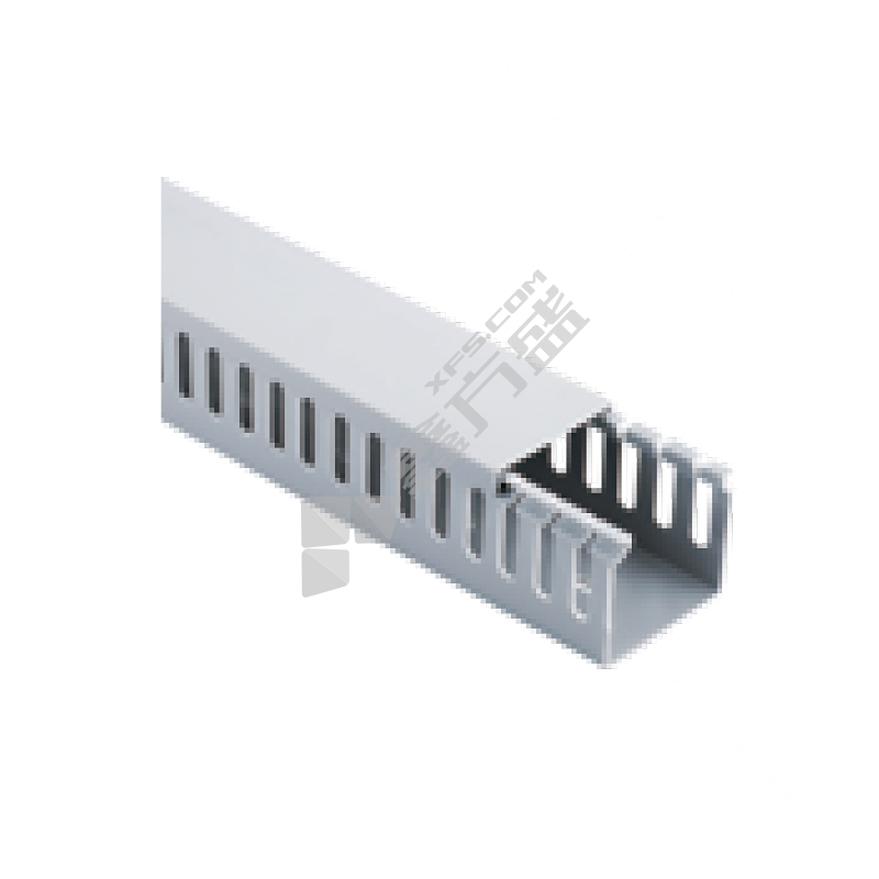 德力西DELIXI 带配线槽盖 优质PVC配线槽 80×80 银灰正料2米 （1根/24）