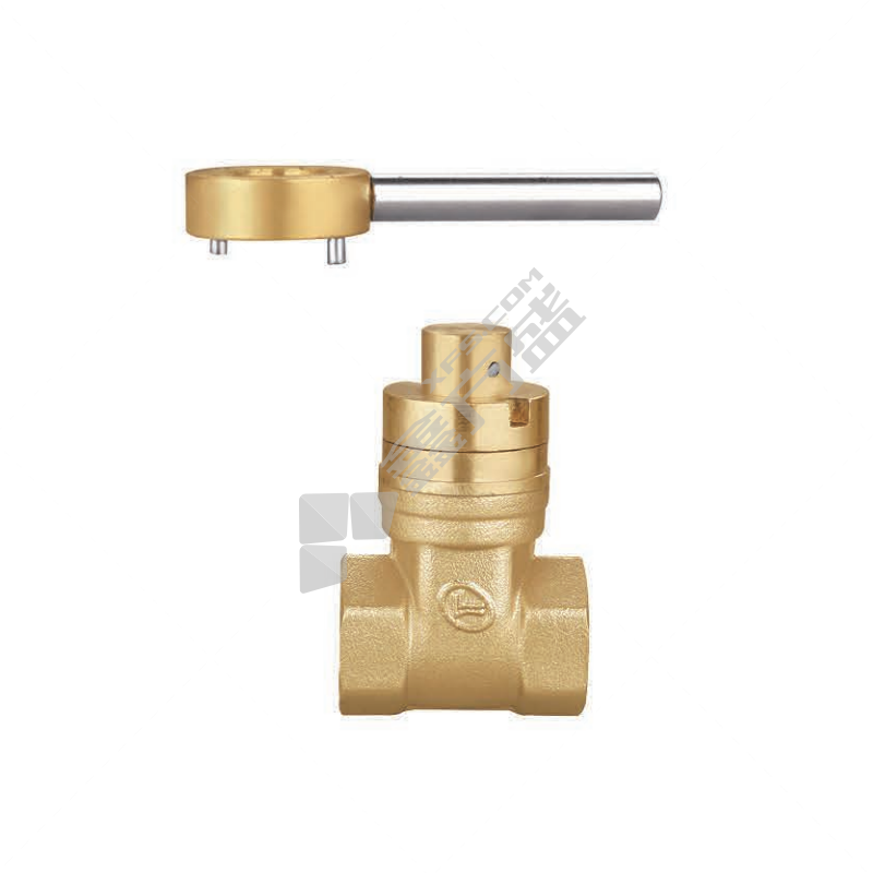达柏林DOUBLE DL4043黄铜带锁闸阀加长加重 DN50