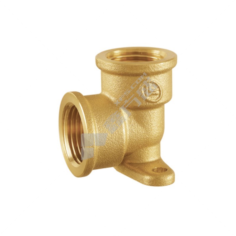 达柏林DL6129黄铜内螺纹带座弯头