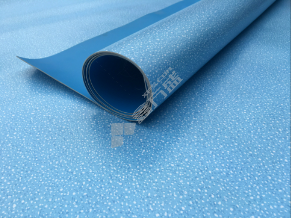 pvc防水塑胶地板革 2m*20m*2mm 蓝色