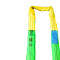 冀力 双头扣柔性吊装带4倍拉力 20T 10m 黄色、绿色