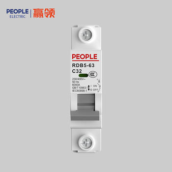 人民电器 小型断路器RDB5-63 1P RDB5-63 D50 1P(MX AC220V)