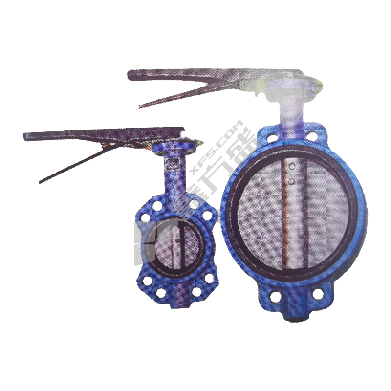 大站 手柄对夹蝶阀D71X-10