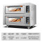 乐创 商用电烤箱二层二盘LC-J-KX202 电压：220V/380V功率：6.4KW容量：56L*2