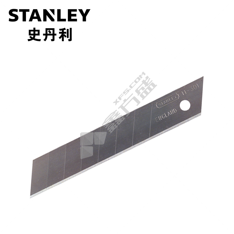 史丹利 可替换美工刀刀片 7节 85*9*0.4mm 11-300T-22