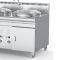 乐创 商用煮面炉不锈钢双头燃气方形汤粉炉LC-J-SKZ50 燃气耗量1.3KG/H 电压220V 功率120W