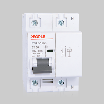 人民电器 分励脱扣断路器RDX2-125S 3P+N RDX2-125S C100 3P+N(不带护罩)(Y)