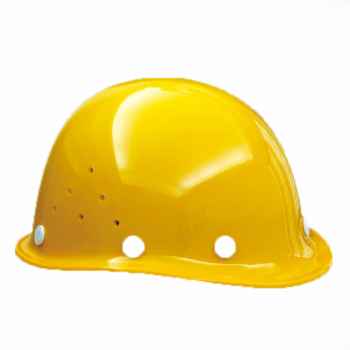 威武 玻璃钢-E安全帽 蓝黄色