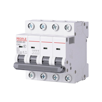 人民电器 小型断路器RDB5-63系列4P RDB5-63 C40 4P(ST)