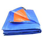 伏兴 塑料遮雨遮阳雨棚蓬布 FX993 5m*7m 蓝橘色