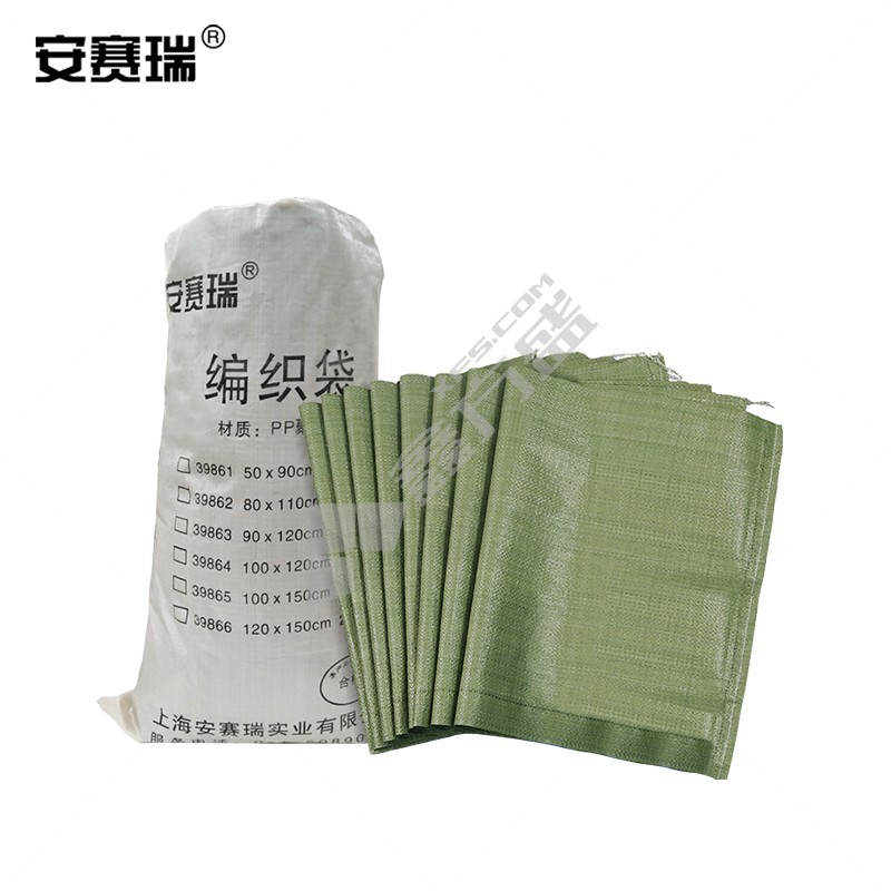 安赛瑞 39865 编织袋 100*150cm 绿色