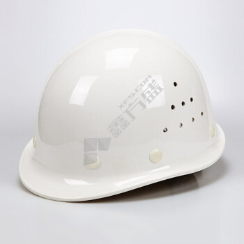 重安 配防近电报警器盔式透气孔ABS安全帽 68A 圆顶 白色