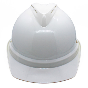 重安 配防近电报警器ABS塑料透气孔安全帽 78A V型 白色