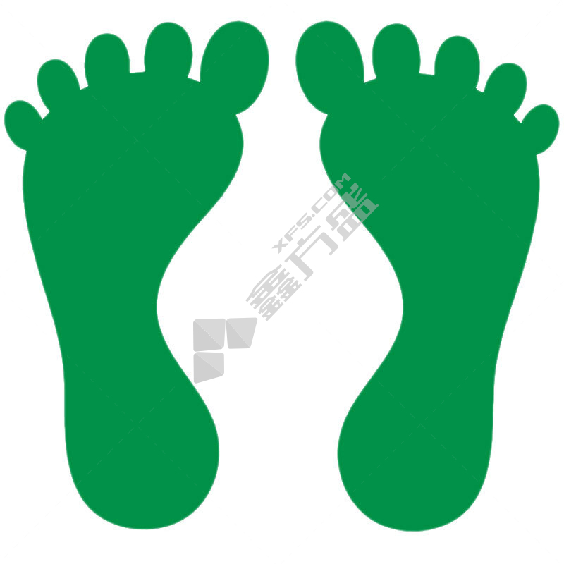 冰禹 BYaf-1511防水耐磨小脚丫贴纸