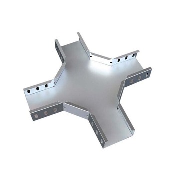 京固 镀锌槽式桥架水平四通100宽0.8厚 100mm*50mm 0.8mm 0.7mm