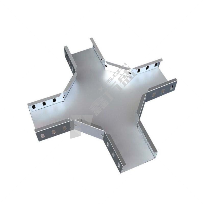 京固 镀锌槽式桥架水平四通100宽0.8厚 100mm*50mm 0.8mm 0.7mm