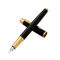 PARKER黑色墨水笔 威雅XL经典黑金夹墨水笔+30ML深灰小墨水礼盒套装