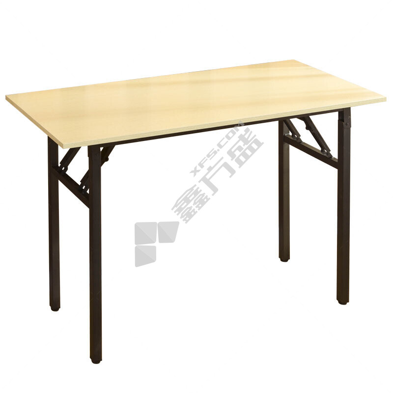 企诺 简易折叠培训桌（配两把椅子） 三聚氰胺板 钢制喷涂脚架/厚度1.2mm，1200*400*750mm 椅子：pp材质/钢制脚架/可折叠