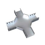 京固 镀锌槽式桥架水平四通100宽0.6厚 100mm*100mm 0.6mm 0.5mm