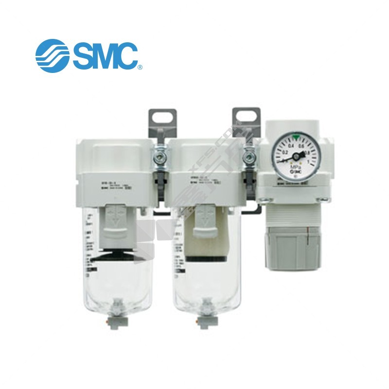 SMC 空气组合元件（空气过滤器+油雾分离器+减压阀） AC30-03DE-B