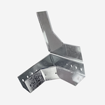 京固 镀锌槽式桥架水平弯头 200mm*50mm 1.2mm*1.2mm