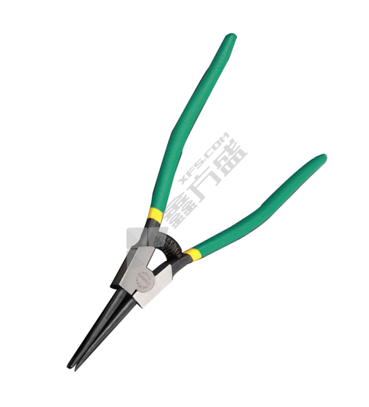 威力狮粘塑柄卡簧钳 外卡直头 WSS230B  9寸
