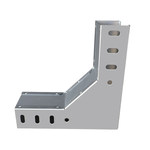 京固 镀锌槽式桥架下弯头 100mm*100mm 槽厚0.8mm*盖厚0.7mm