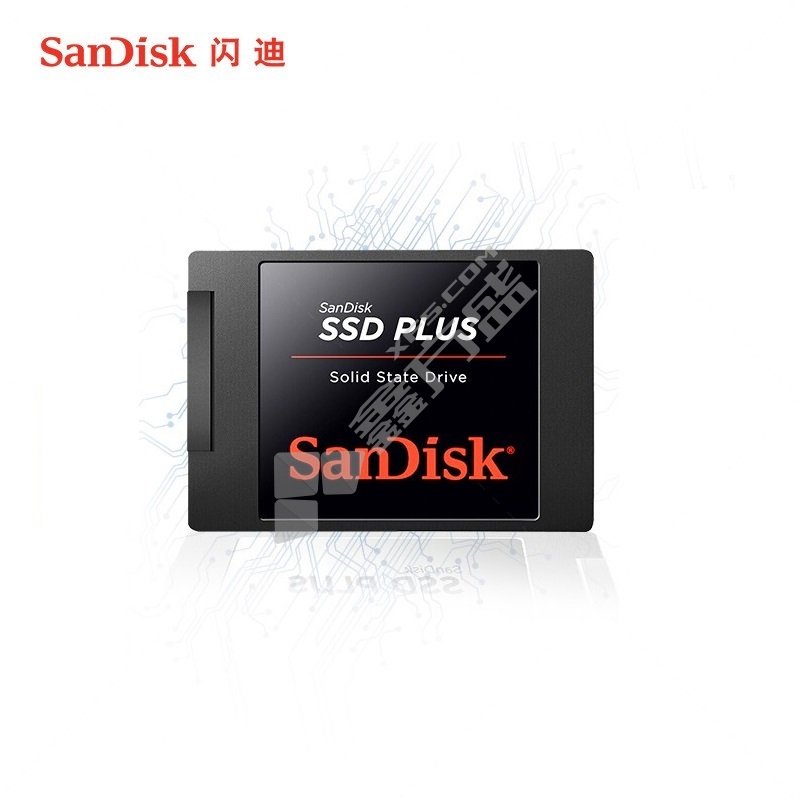 闪迪 SDSSDA-240G SSD固态硬盘 240G 黑色 SATA3.0 SDSSDA-240G