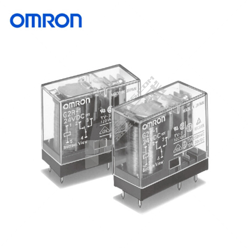 欧姆龙 中间继电器G2R系列 G2R-2 DC12 BY OMI 12VDC 5A 2NO+2NC