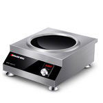 德玛仕 商用电磁炉 凹面电磁炉 5000W全不锈钢机身 220V  5000W IH-TC-5000N