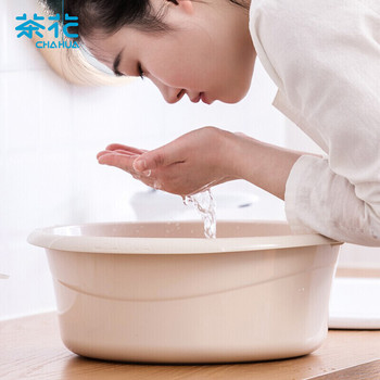 茶花 03361K 时尚通用盆 浅米色 5L