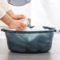 茶花 03411K 把手防滑盆 蓝灰色 7.1L