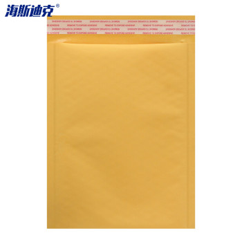 海斯迪克 HKW-136 黄色牛皮纸气泡袋 25*30+封口4cm 250个