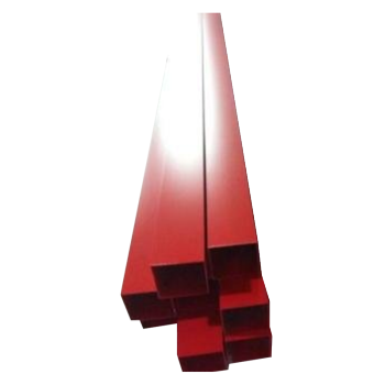 红色粉末喷涂 铝方管 直径75-160mm 120mm*60mm*3mm