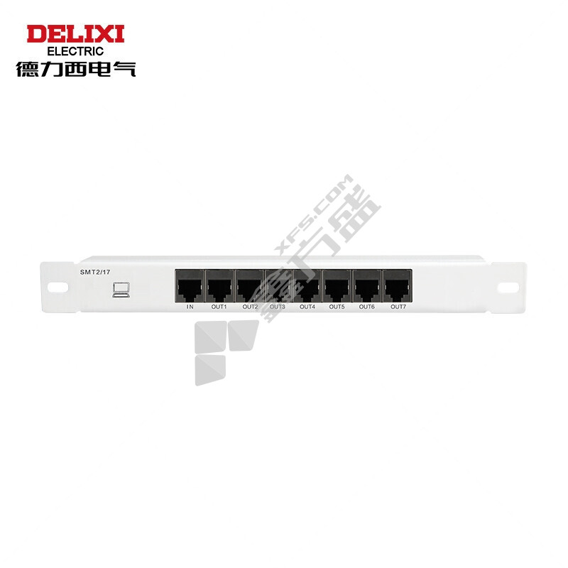 德力西DELIXI 配电箱电脑网络模块 电脑网络一进7出模块