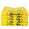 海斯迪克 HKLY-138 加厚黄色医疗塑料袋 平口120*130cm(50个)