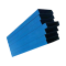 蓝色粉末喷涂 铝方管 直径 65-160mm 100mm*50mm*2mm