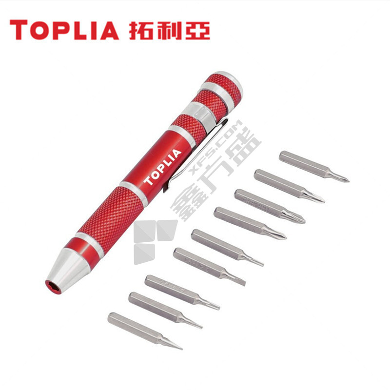TOPLIA拓利亚 9件精密螺丝批组套 SD061007