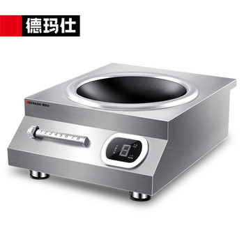 德玛仕 凹面电磁炉6000W全钢厚款凹面6000W磁控款 380V 6000W IH-TC-6000W(380V)