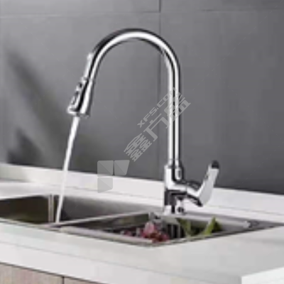 金光 抽拉式菜盆龙头 单柄单孔 X237