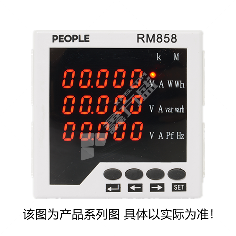 人民电器 数显式电测仪表RM858I-AK3系列 RM858I-AK3 100/5A