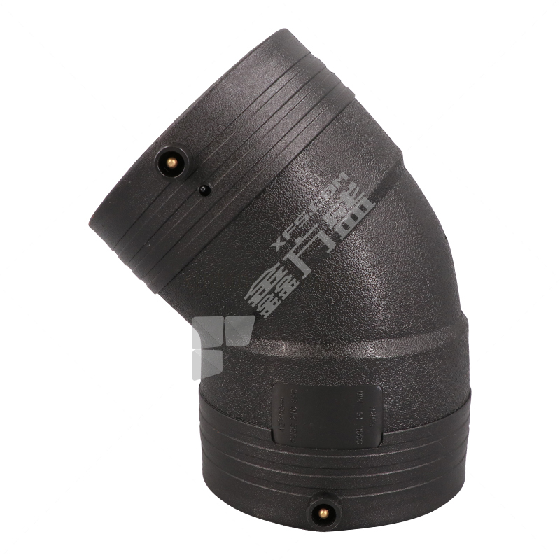 天健 PE给水弯头45° 电熔1.0MPa