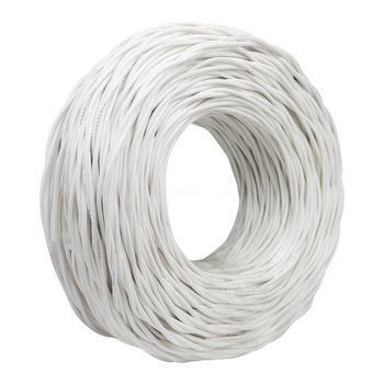 宝胜 100米 低烟无卤阻燃C类耐火双绞线  WDZCN-RYJS 300/300V 2*1.5平方 双白色