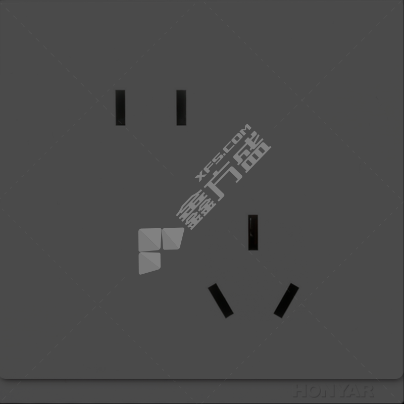 鸿雁 无边框大板X9系列面板插座