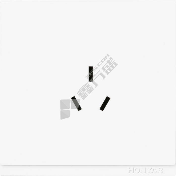 鸿雁 无边框大板X9系列面板插座