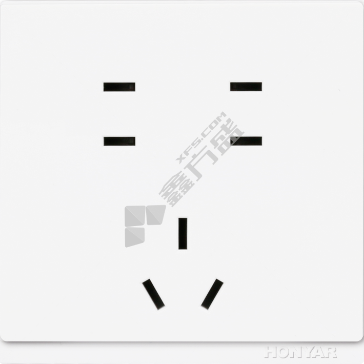 鸿雁 无边框大板X9系列面板插座